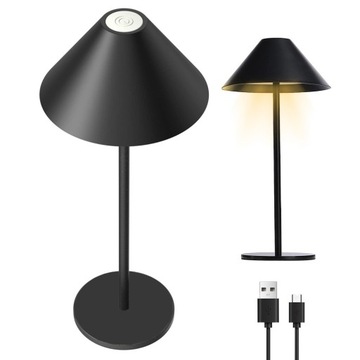 LAMPA STOŁOWA LED Z AKUMULATOREM LAMPKI NOCNEJ