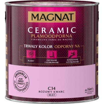 FARBA MAGNAT CERAMIC 2,5L C34 RÓŻOWY KWARC
