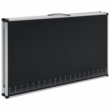vidaXL Складной стол для обоев из МДФ и алюминия 300x60x78 см