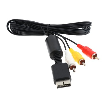 Аудио-видео кабель AV RCA длиной 1,85 м для Sony PS1/PS2/PS3