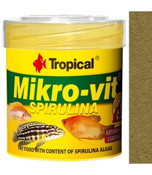 Tropical Mikrovit Spirulina - pokarm dla narybku 50ml