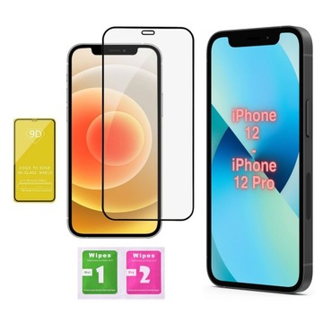 Szkło Hartowane do Iphone 12 / 12 PRO CAŁY EKRAN