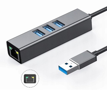 USB-адаптер ETHERNET СЕТЕВАЯ КАРТА LAN-концентратор USB GIGABIT RJ45