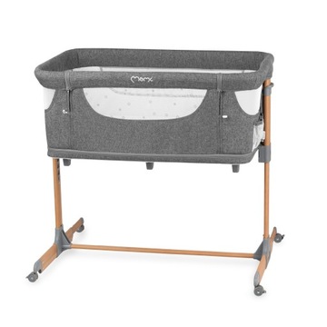 MoMi SMART BED łóżeczko 4w1 szare