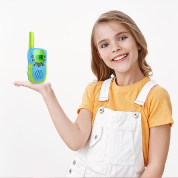 WALKIE TALKIE DLA DZIECI KRÓTKOFALÓWKA ZESTAW 2SZT ŁOKI TOKI DUŻY ZASIĘG