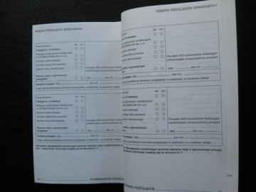 Сервисная книжка VW польская PL VW 1998 года оригинал