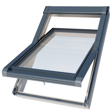 Okno dachowe OKPOL IGOV N22 66x140 PVC- 3-szybowe RAL7016