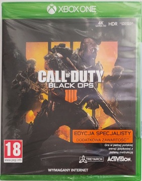 COD CALL OF DUTY BLACK OPS IIII 4 PL FOLIA - XBOX ONE