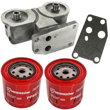 Korpus + filtry wymienne oleju Ursus C385 nowy typ