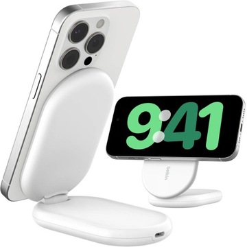 Belkin Ładowarka indukcyjna do iPhone / do MagSafe, Qi2 15W, rozkładana