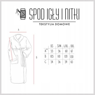 MĘSKI SZLAFROK BAWEŁNIANY Z KAPTUREM SZARY XXL