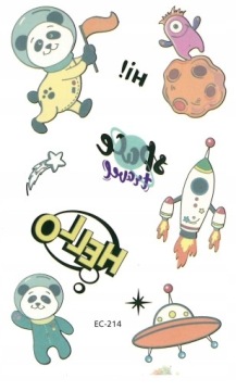 Моющиеся детские татуировки COSMOS ROCKET EC214