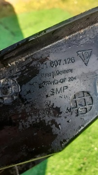 PORSCHE TAYCAN 9J1 ORIGINÁLNÍ VÝZTUHA NÁRAZNÍKU ZADNÍ PRAVÝ 9J1807126