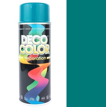 LAKIER W SPRAYU DO PLASTIKU METALU DREW. TURKUSOWY