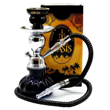 Shisha Szisza Fajka Wodna Bongo Szklana Czarna