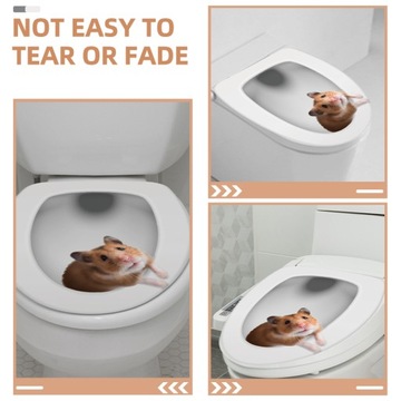 Наклейки на стену в ванной комнате Крышка для унитаза