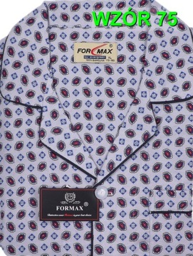 PIŻAMA MĘSKA FLANELOWA FLANELA r. 4XL FOR-MAX