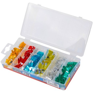 НАБОР СТАНДАРТНЫХ ПРЕДОХРАНИТЕЛЕЙ 120 ЭЛ. СМЕШАЙТЕ ЦВЕТА