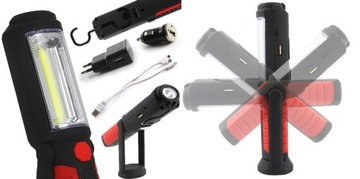 СВЕТОДИОДНЫЙ 3W POWERBANK АККУМУЛЯТОРНЫЙ ФОНАРЬ