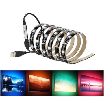 USB СВЕТОДИОДНАЯ ЛЕНТА 5050 RGB ЛАМПА СВЕТОДИОДНАЯ ЛАМПА 3М ЛЕНТА