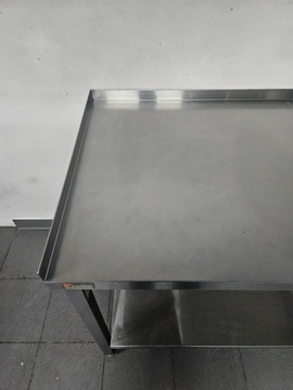 Стол обеденный настенный с полкой 220х70 см DORA METAL