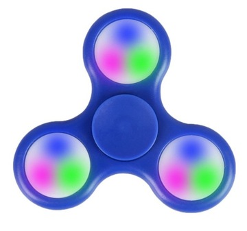 ZABAWKA ANTYSTRESOWA PREZENT HAND FIDGET SPINNER ŚWIECĄCY LED SPINER