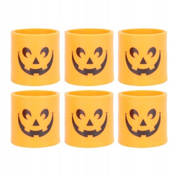 LAMPKA LED DYNIA POMARAŃCZOWA 6 SZT