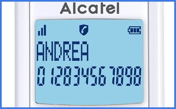 Беспроводной телефон Alcatel F530, белый/синий