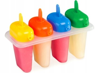 FORMY DO LODÓW SORBETÓW NA PATYKU 4x65ml BPA FREE