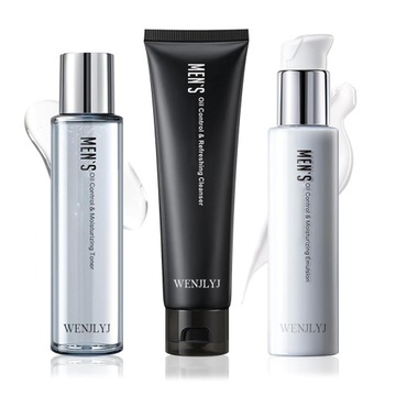 Mens Skin Care Kit,Mens Facial Care Gift Kit,Moisturizing Refreshing Face