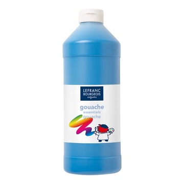 FARBA TEMPERA PLAKATOWA 1L NIEBIESKA L&B
