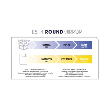 E514N LABOR ЧЕРНОЕ ПРОФЕССИОНАЛЬНОЕ КРУГЛОЕ ЗЕРКАЛО ДИАМЕТР 28 СМ