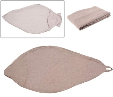 ЧЕХОЛ ДЛЯ СУМКИ-ПУФА СВЕТЛО-КОРИЧНЕВЫЙ 70х80см