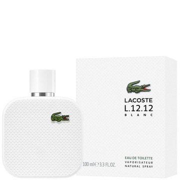 PERFUMY MĘSKIE LACOSTE L.12. BLANC EDT 100 ML. ORYGINAŁ - PROMOCJA