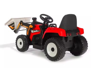 Трактор на аккумуляторе с зарядным устройством и дистанционным управлением XMX611C Красный