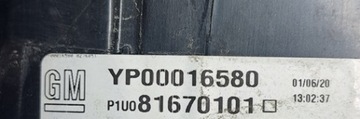 OPEL GRANDLAND X SVĚTLO LEVÝ ZADNÍ EVROPA YP00016580
