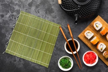 БАМБУКОВЫЙ КОВРИК ДЛЯ СУШИ РОЛЛОВ