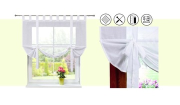 РИМСКИЕ шторы Вуаль Римские шторы на карнизе
