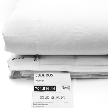 90x200 MATA OCHRANIACZ NAKŁADKA Z GUMKĄ NA MATERAC IKEA 704.616.44 LUDDROS