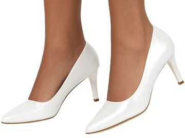 CZÓŁENKA DAMSKIE SZPILKI WYGODNE SZPIC WYGODNE 39