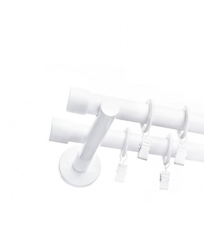 СОВРЕМЕННЫЙ ДВОЙНОЙ БЕЛЫЙ КАРДИН FI 19+19мм 240см