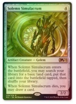 Solemn Simulacrum (V.1) FOIL Core 2021: Promos