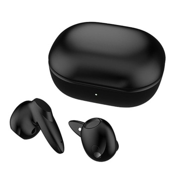 Bezprzewodowe słuchawki douszne Bezprzewodowe ładowanie 20 godzin odtwarzania, słuchawki Bluetooth 5.1, czarne