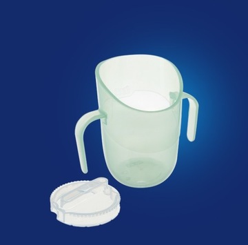 LOVI Genius Учебная кружка 150 мл Фисташка с ручками 6м+