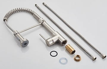 КУХОННЫЙ Смеситель для мойки, СТОЯЩИЙ, ГИБКИЙ, ГИБКИЙ ИЗЛИК