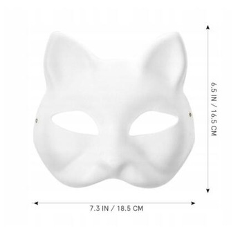 5 шт. пластиковая маска кошки для рисования своими руками
