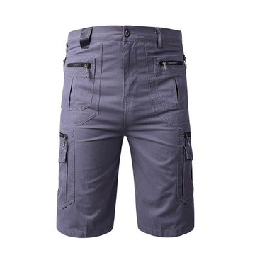 Men's Summer Knee Length Cargo Shorts Military Cam
