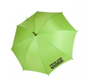 PARASOL DREWNIANA RĄCZKA Z NADRUKIEM, LOGO - 50 SZTUK