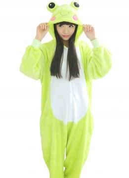 PIŻAMA KOMBINEZON KIGURUMI DRES ONESIE ŻABA