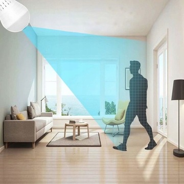 KAMERA WiFi IP MONITORING W ŻARÓWCE 360 AUDIO LED